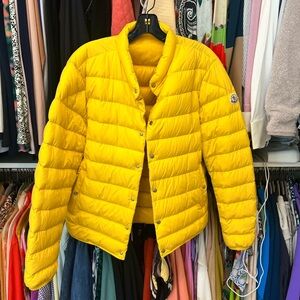 Moncler Yellow Puffer Jacket